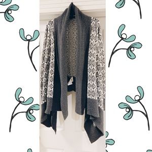 Nordic Print Grey Banana Republic Sweater